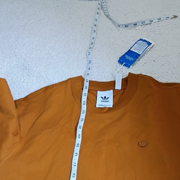 Adidas Men's Bold Orange Tee Size S - Picture 8 of 8